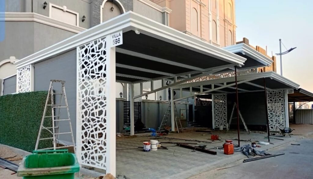 مظلات خشب بلاستيك في الكويت