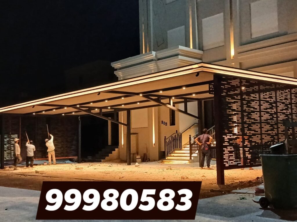 شروط مظلات السيارات البلدية