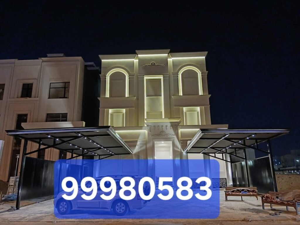 مظلات خشبية للسيارات
