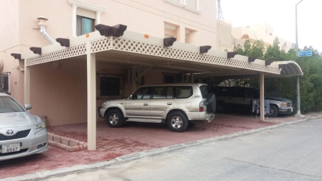 مظلات سيارات pvc