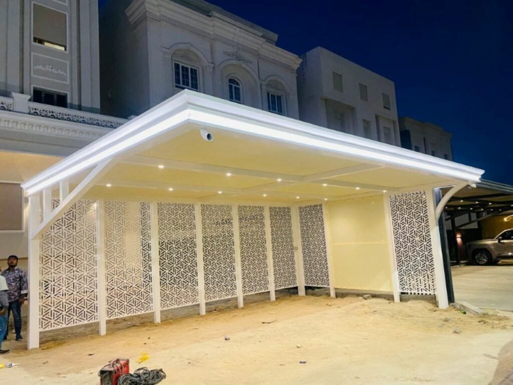 مظلات مداخل فلل